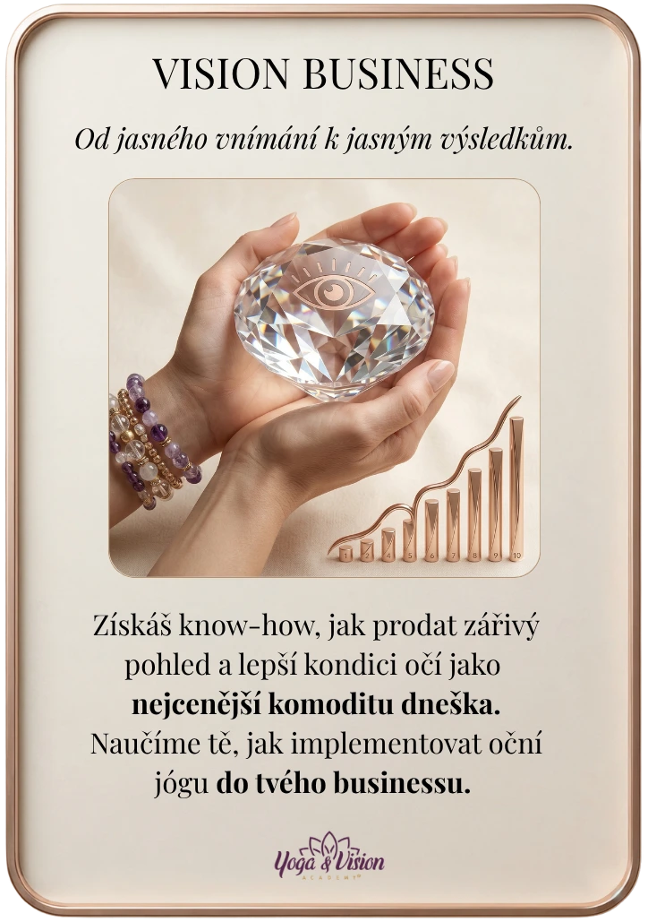 Vlastní praxe a podnikání v oboru oční jógy